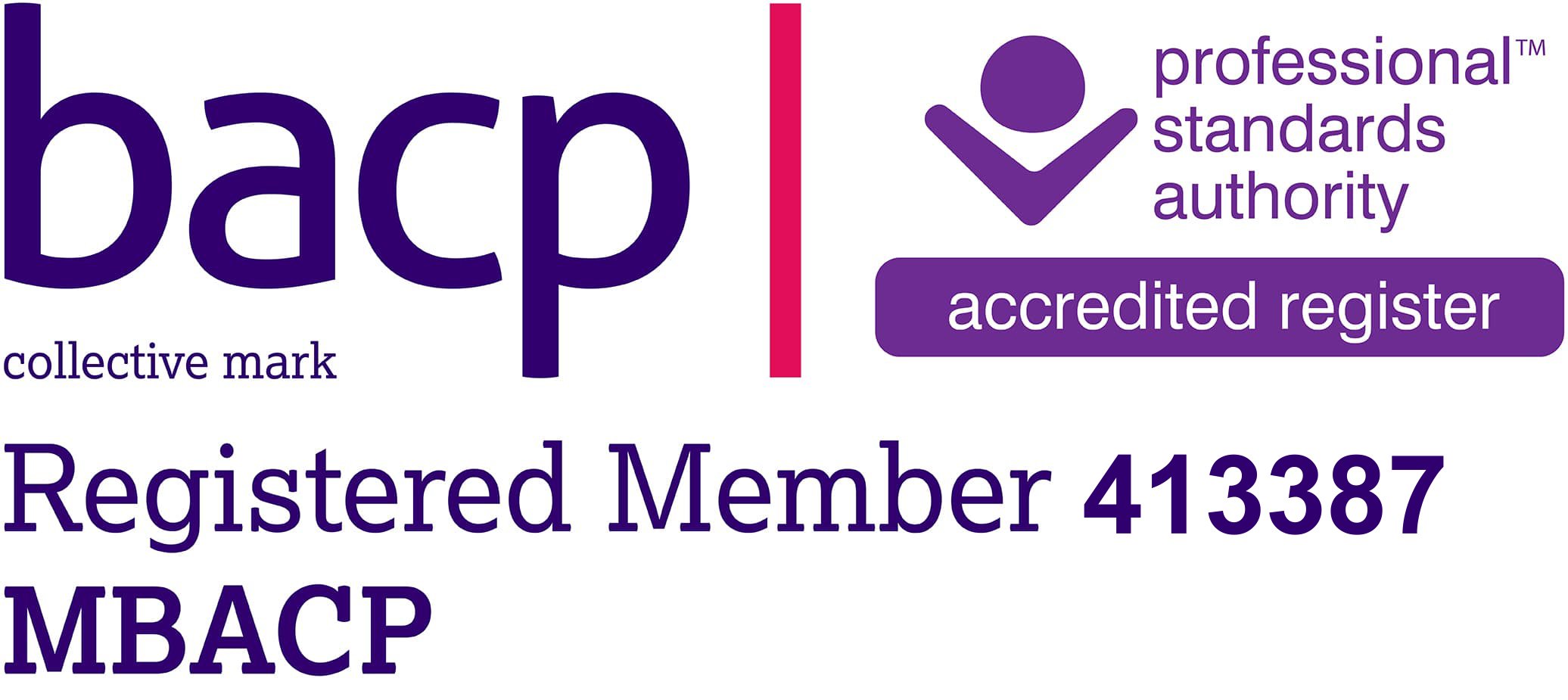 BACP — Registered Member 413387